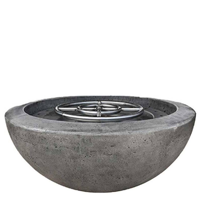 Prism Hardscapes Moderno 2 | 29" Concrete Fire Bowl - Outdoor Fire and Patio
