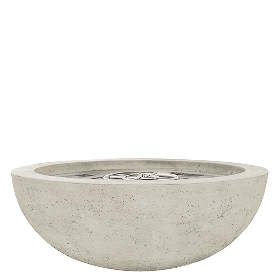 Prism Hardscapes Moderno 4 | 48" Concrete Fire Bowl - Outdoor Fire and Patio