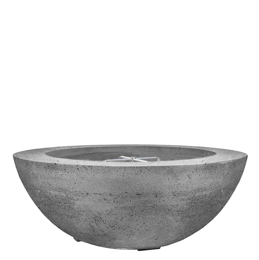 Prism Hardscapes Moderno 6 | 39" Concrete Fire Bowl - Outdoor Fire and Patio