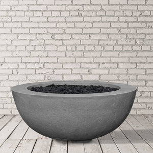 Prism Hardscapes Moderno 8 | 39" Concrete Fire Bowl - Outdoor Fire and Patio