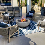 Load image into Gallery viewer, Prism Hardscapes Moderno 8 | 39" Concrete Fire Bowl - Outdoor Fire and Patio