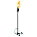 Load image into Gallery viewer, Portable Black Cone Gas Tiki Torch