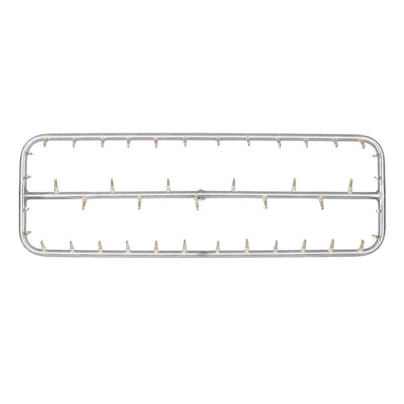 Rectangle Stainless Steel Bullet Burner - Outdoor Fire and Patio