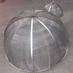 Load image into Gallery viewer, Rectangular Fire Pit Screen with Hinged Door - Stainless Steel - Outdoor Fire and Patio