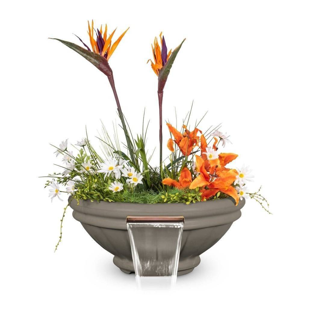 ROMA 24" CONCRETE Planter & Water Bowl - Outdoor Fire and Patio