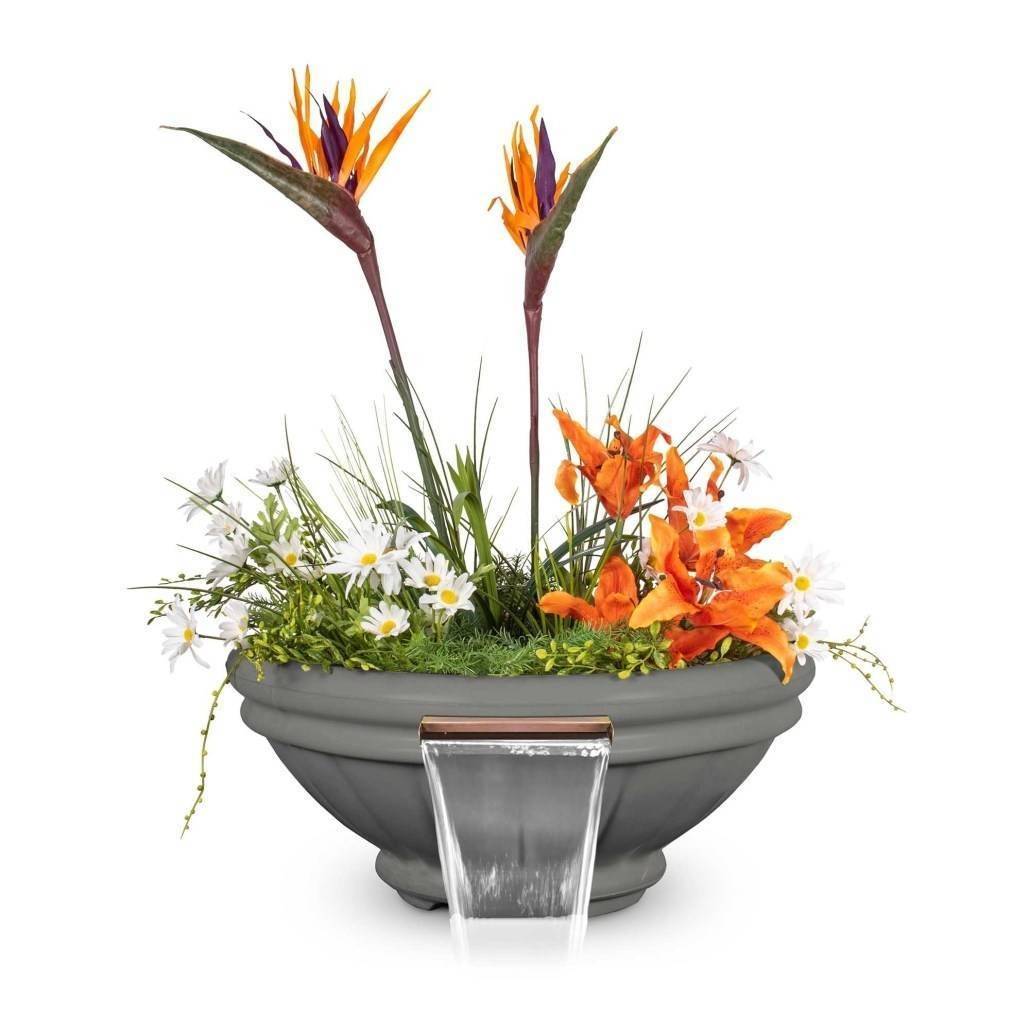 ROMA 24" CONCRETE Planter & Water Bowl - Outdoor Fire and Patio