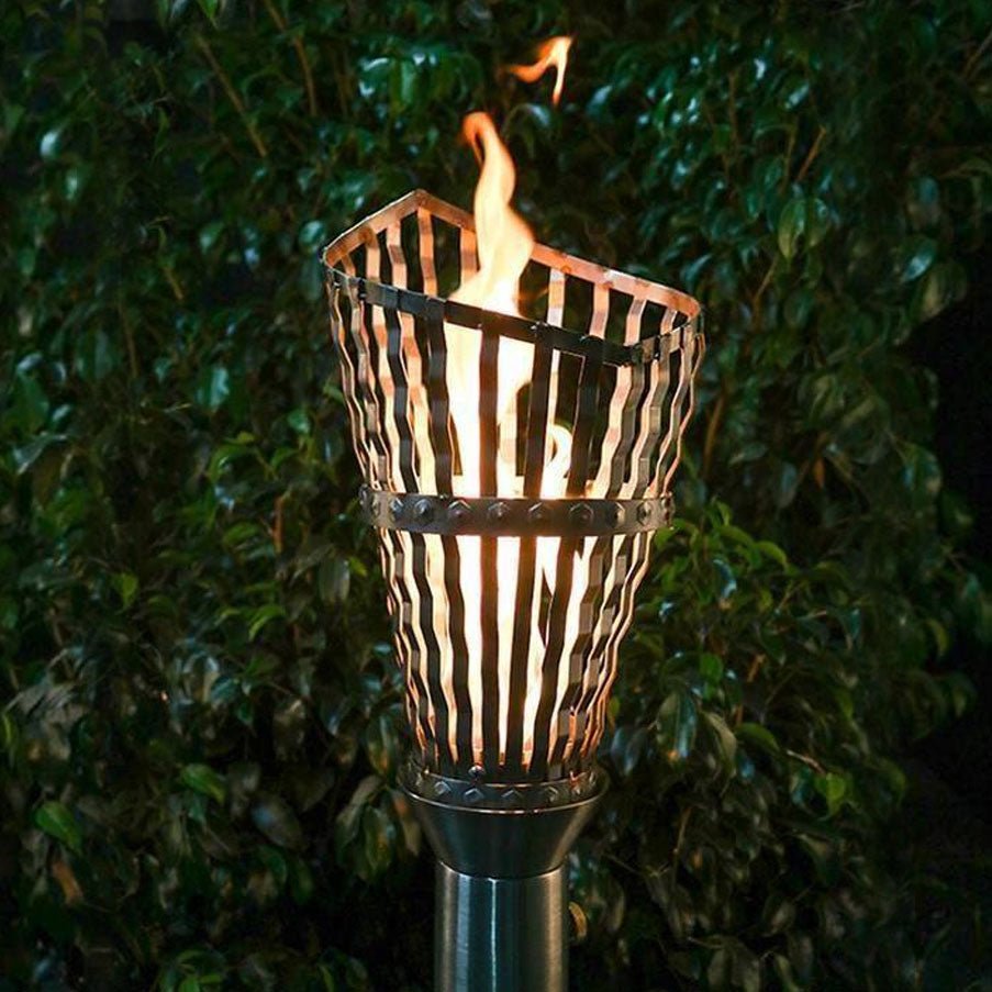 Roman Gas Tiki Torch - Outdoor Fire and Patio