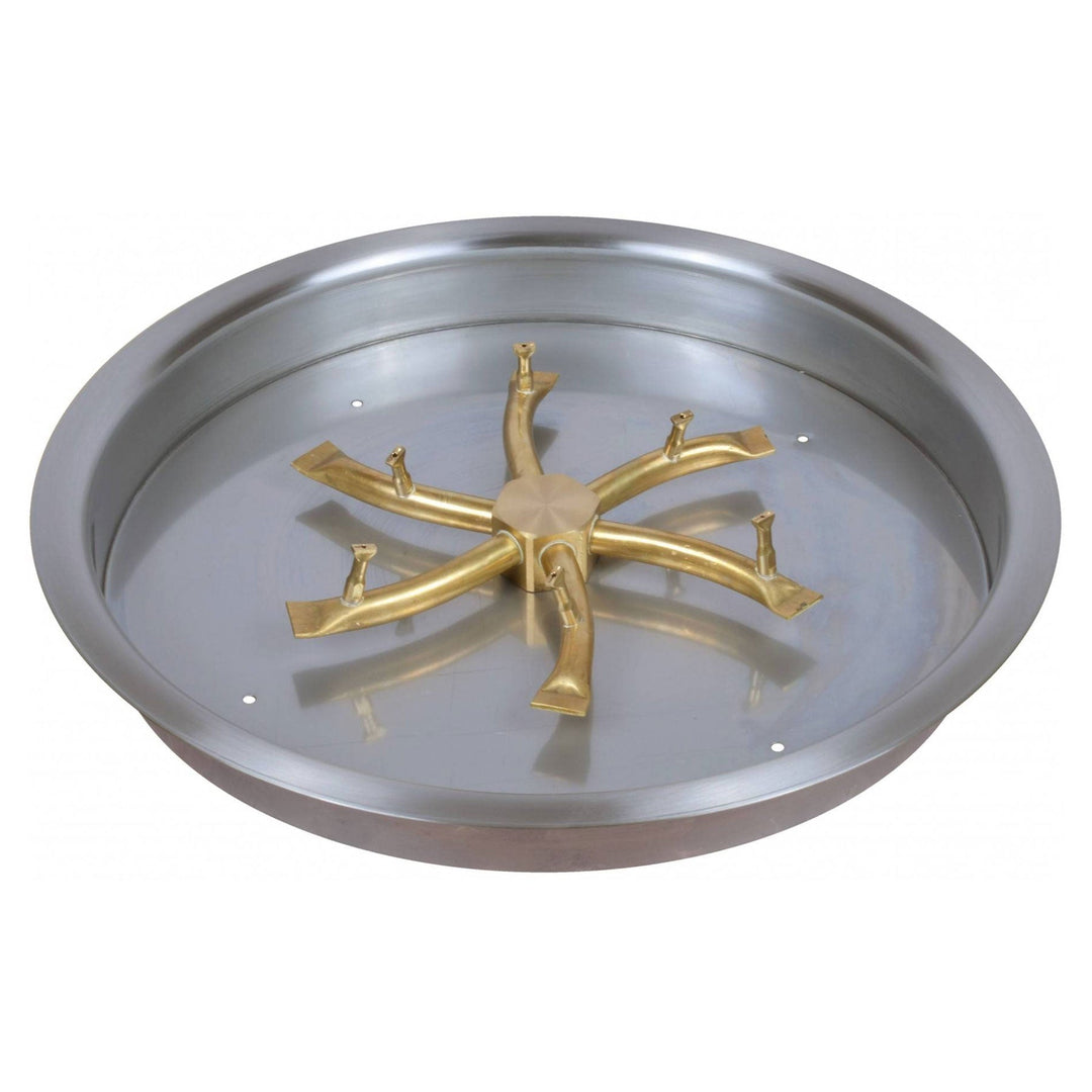 Round Drop in Pan w/ Bullet Burner - (13" - 43") - Outdoor Fire and Patio