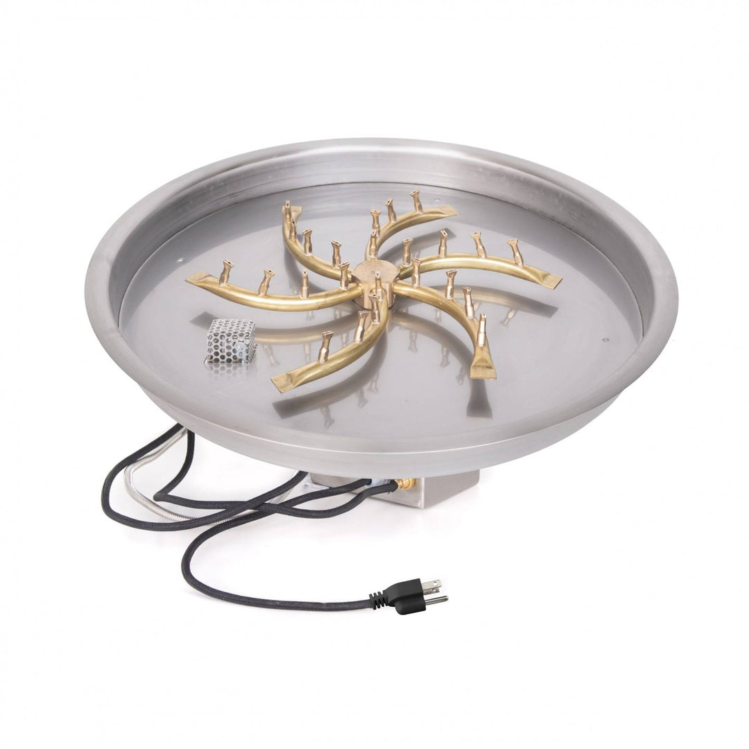 Round Drop in Pan w/ Bullet Burner - (13" - 43") - Outdoor Fire and Patio