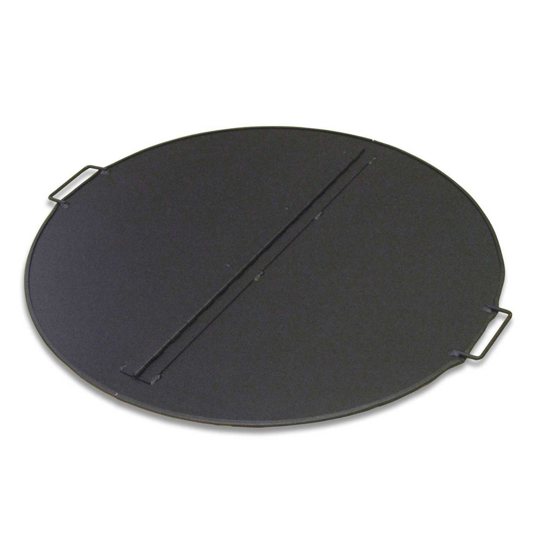 Round Fire Pit Cover Snuffer - Outdoor Fire and Patio