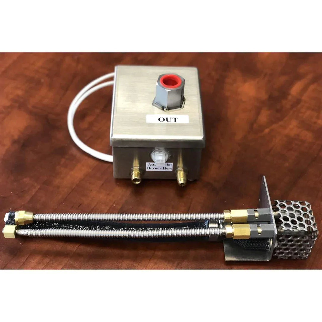 Round Stainless Steel Bullet Burner - Outdoor Fire and Patio