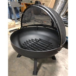 Load image into Gallery viewer, Round Steel Wood Fire Pit with Grate