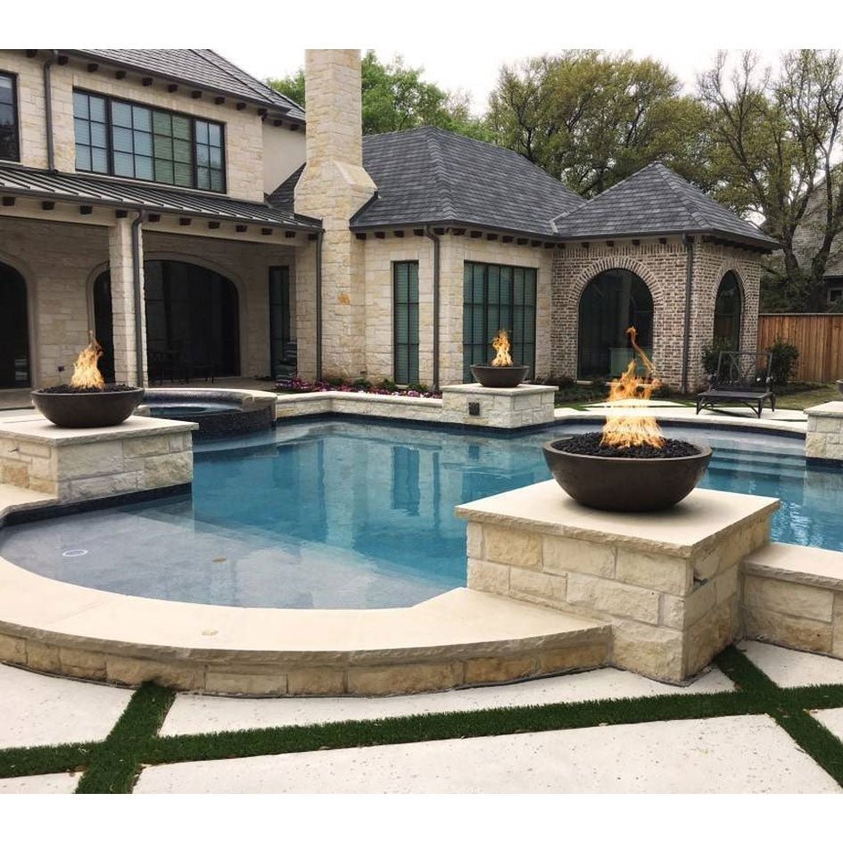 Sedona Concrete Fire Bowl - Outdoor Fire and Patio