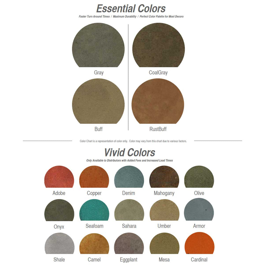 Slick Rock Concrete 36" Horizon Fire Table - Outdoor Fire and Patio