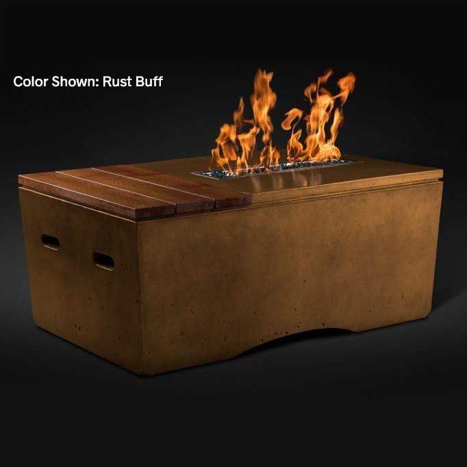 Slick Rock Concrete 48" Oasis Fire Table - Outdoor Fire and Patio
