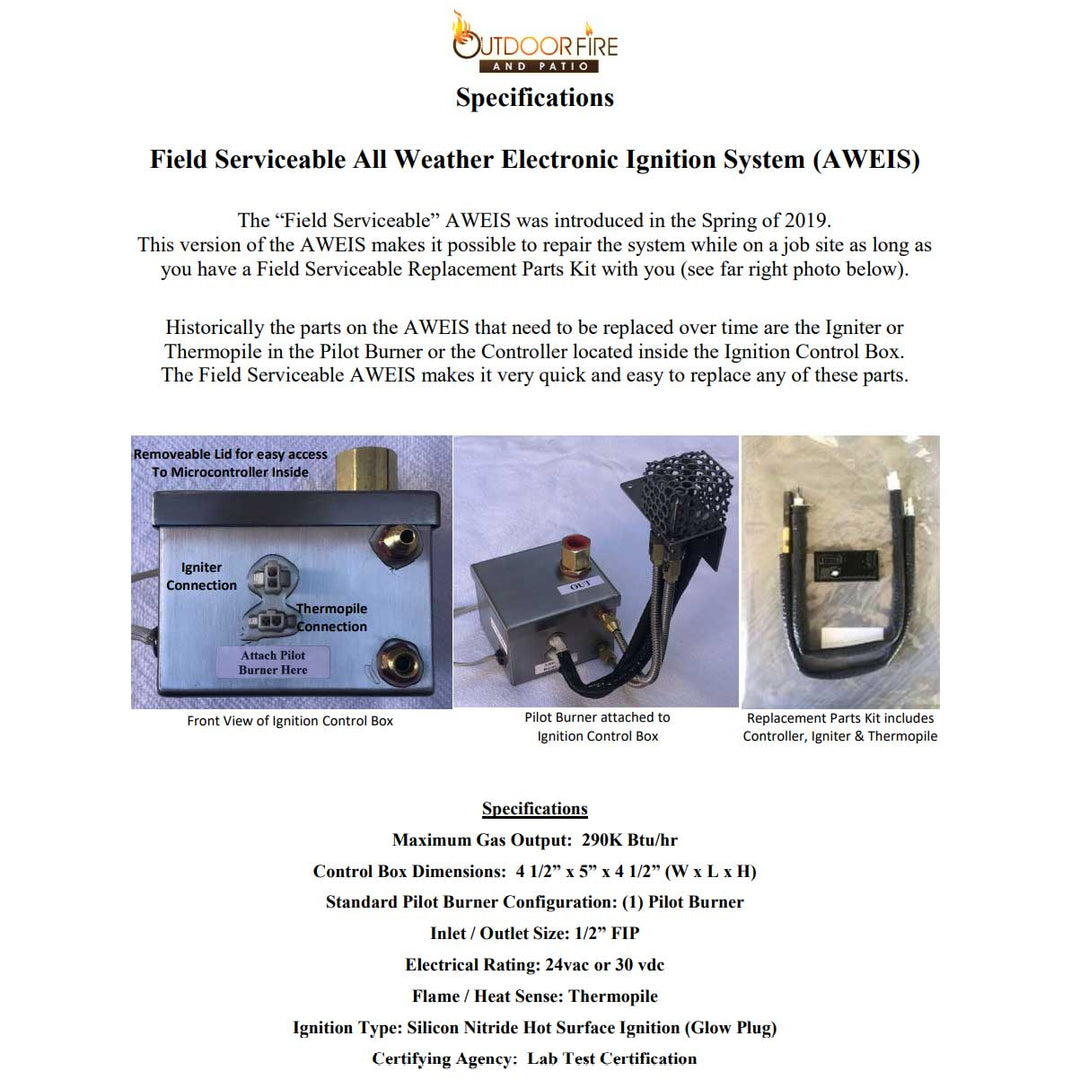 Slick Rock Concrete 48" Oasis Fire Table - Outdoor Fire and Patio