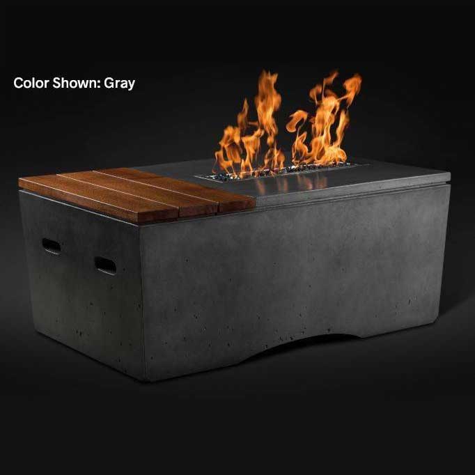 Slick Rock Concrete 48" Oasis Fire Table - Outdoor Fire and Patio