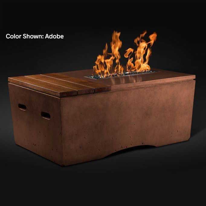 Slick Rock Concrete 48" Oasis Fire Table - Outdoor Fire and Patio