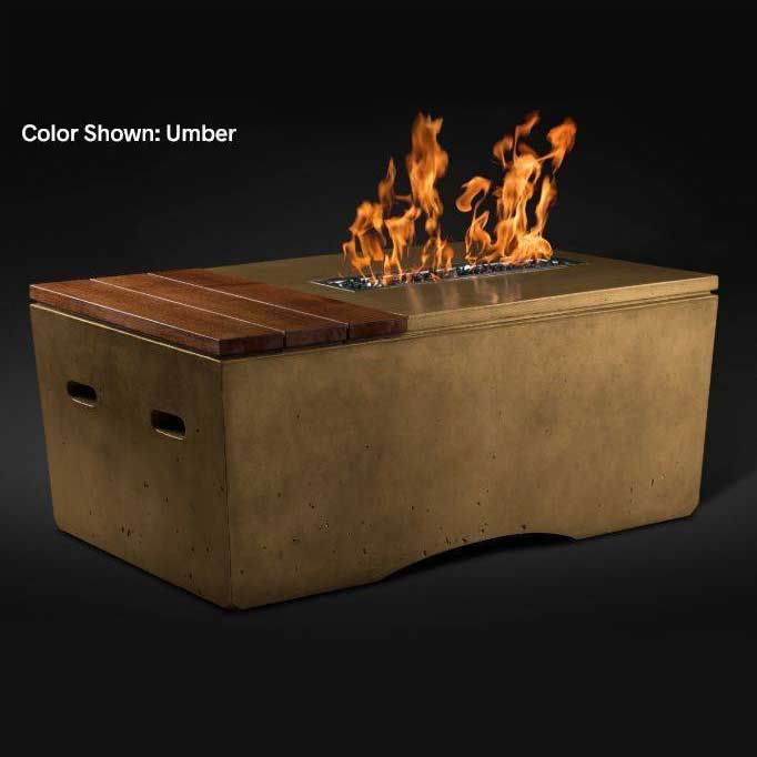 Slick Rock Concrete 48" Oasis Fire Table - Outdoor Fire and Patio