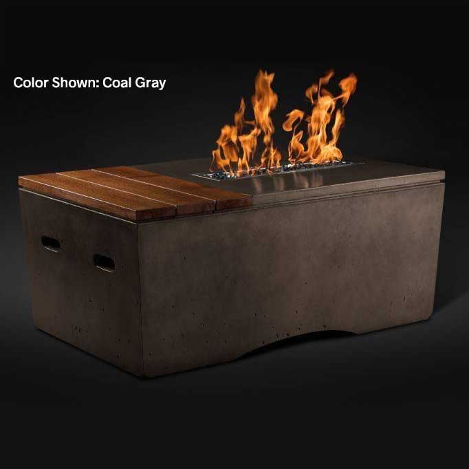 Slick Rock Concrete 48" Oasis Fire Table - Outdoor Fire and Patio