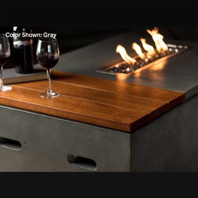 Slick Rock Concrete 48" Oasis Fire Table - Outdoor Fire and Patio