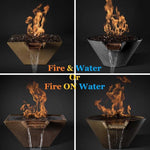 Load image into Gallery viewer, Slick Rock Concrete - Cascade Fire &amp; Water Bowl - Outdoor Fire and Patio