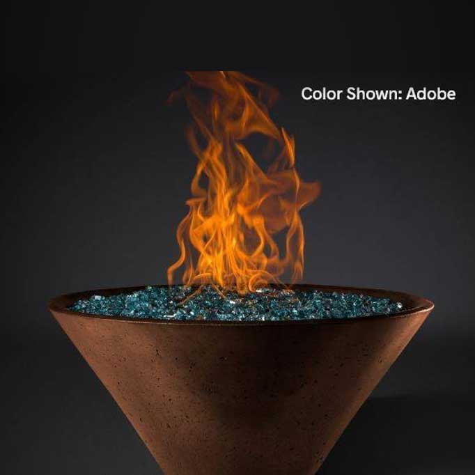 Slick Rock Concrete - Cascade Fire & Water Bowl - Outdoor Fire and Patio