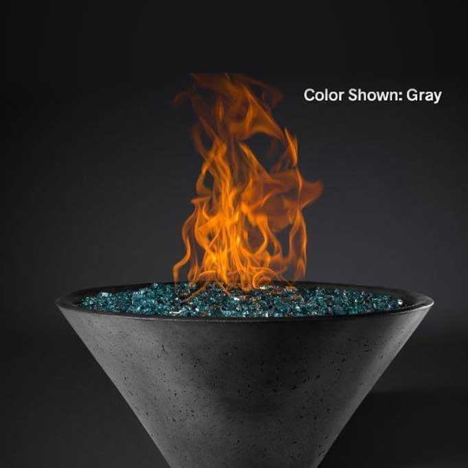 Slick Rock Concrete - Cascade Fire & Water Bowl - Outdoor Fire and Patio
