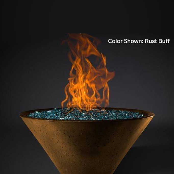 Slick Rock Concrete - Cascade Fire & Water Bowl - Outdoor Fire and Patio