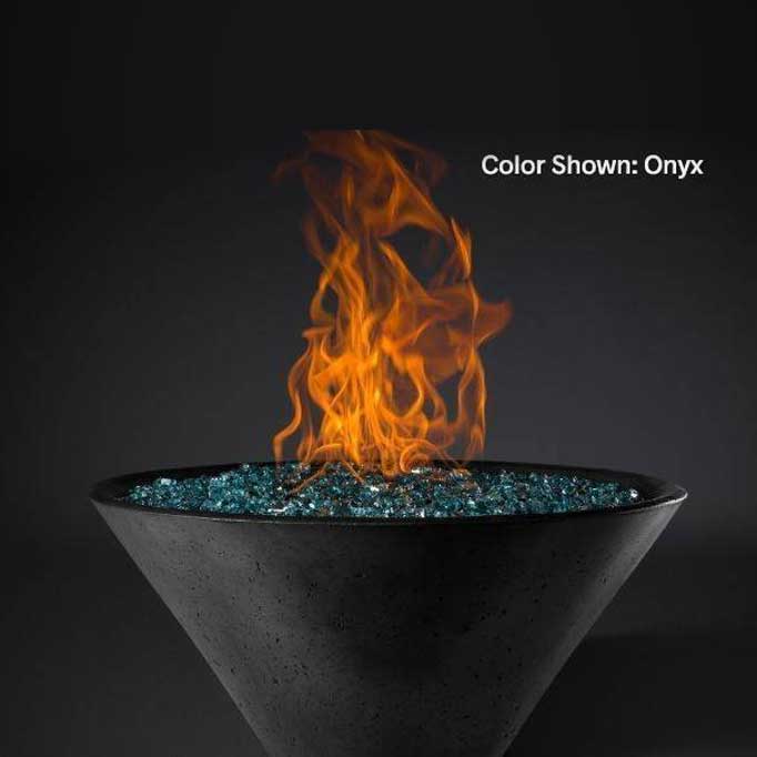 Slick Rock Concrete - Cascade Fire & Water Bowl - Outdoor Fire and Patio