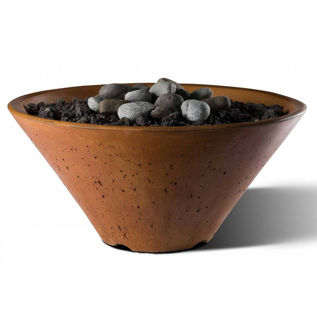 Slick Rock Concrete - Cascade Fire & Water Bowl - Outdoor Fire and Patio