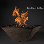 Load image into Gallery viewer, Slick Rock Concrete Cascade Fire &amp; Water Bowl Square - Outdoor Fire and Patio