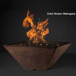 Load image into Gallery viewer, Slick Rock Concrete Cascade Fire &amp; Water Bowl Square - Outdoor Fire and Patio