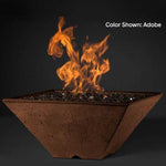 Load image into Gallery viewer, Slick Rock Concrete Cascade Fire &amp; Water Bowl Square - Outdoor Fire and Patio