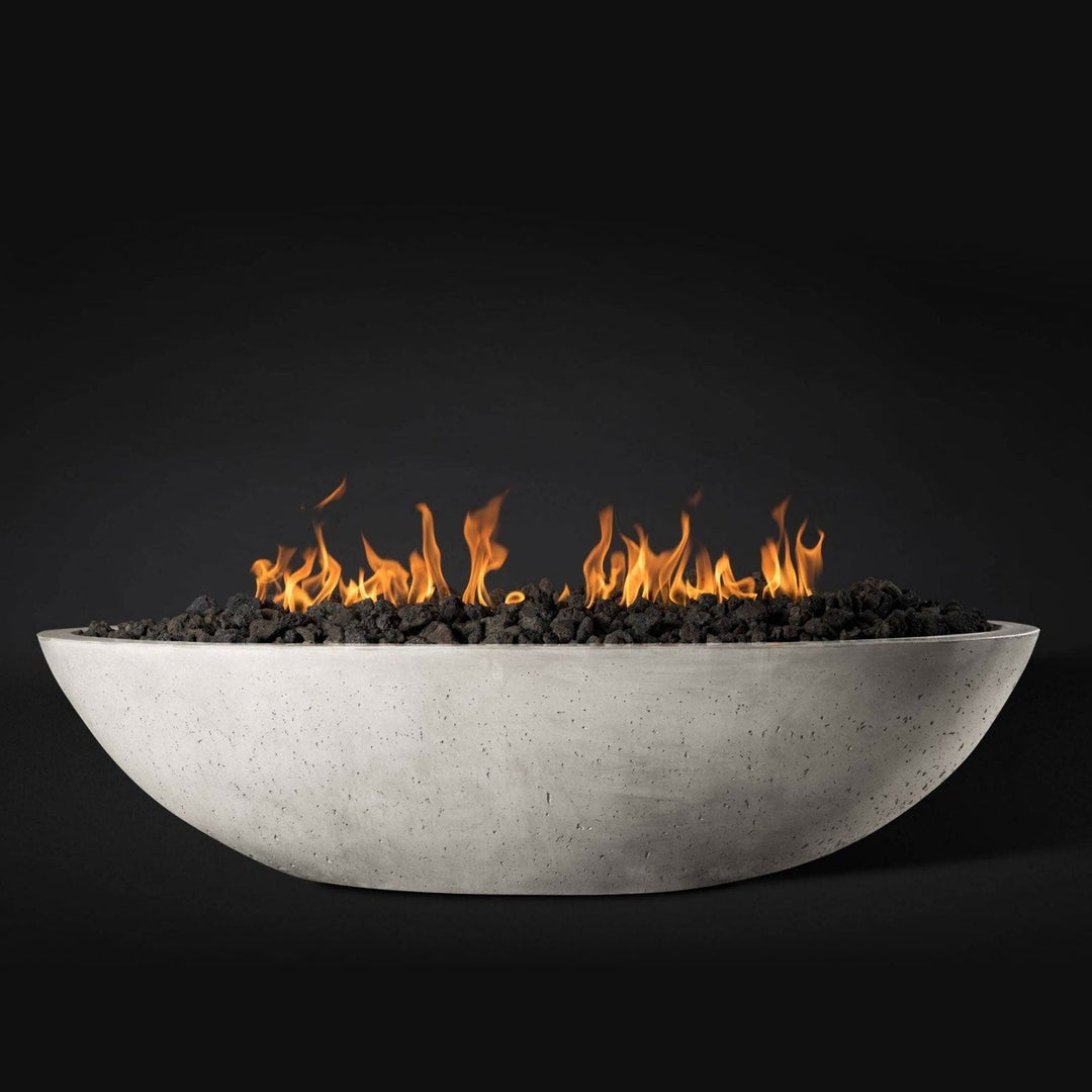 Slick Rock Concrete Fire Bowl 60" Oasis Oval - Outdoor Fire and Patio