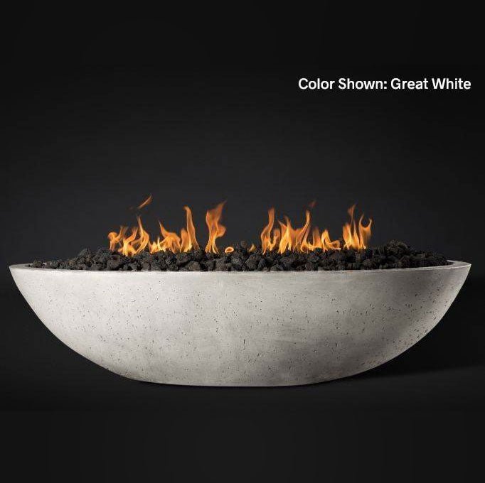 Slick Rock Concrete Fire Bowl 60" Oasis Oval - Outdoor Fire and Patio