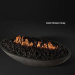 Load image into Gallery viewer, Slick Rock Concrete Fire Bowl 60" Oasis Oval - Outdoor Fire and Patio
