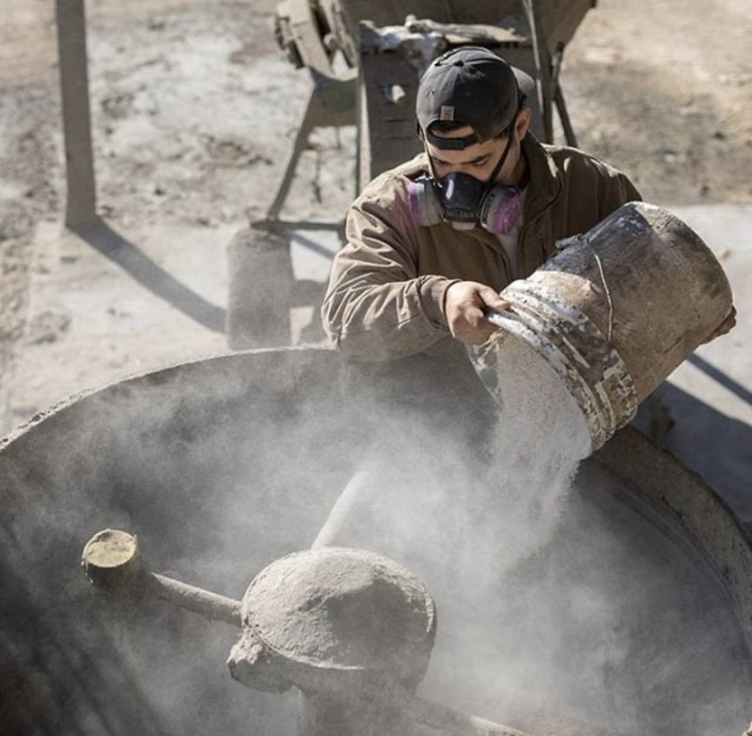 Slick Rock Concrete Fire Bowl 60" Oasis Oval - Outdoor Fire and Patio