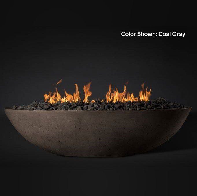 Slick Rock Concrete Fire Bowl 60" Oasis Oval - Outdoor Fire and Patio
