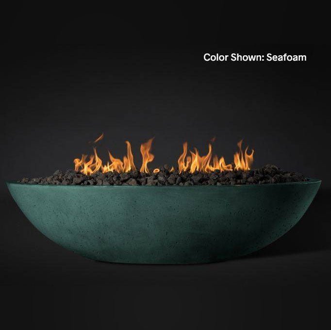 Slick Rock Concrete Fire Bowl 60" Oasis Oval - Outdoor Fire and Patio