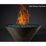 Load image into Gallery viewer, Slick Rock Concrete Fire Bowl - Ridgeline Conical - Outdoor Fire and Patio