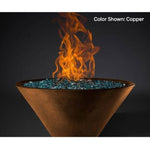 Load image into Gallery viewer, Slick Rock Concrete Fire Bowl - Ridgeline Conical - Outdoor Fire and Patio