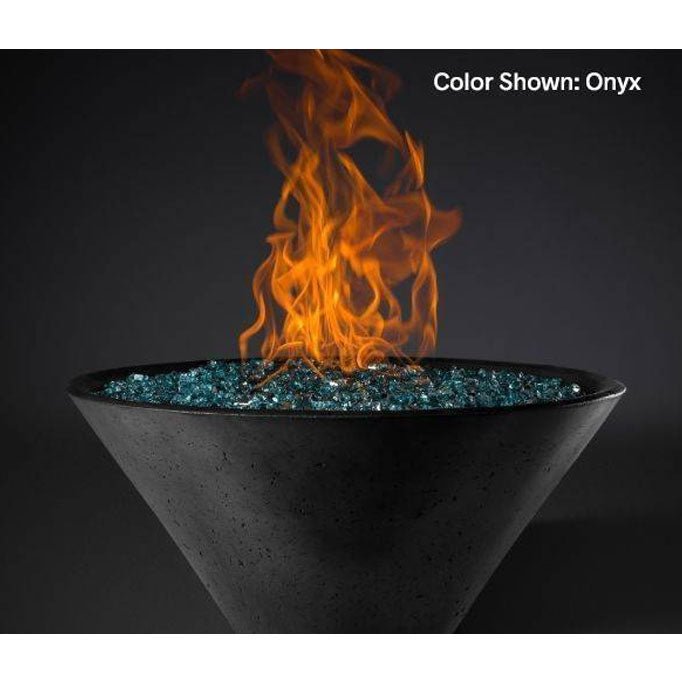 Slick Rock Concrete Fire Bowl - Ridgeline Conical - Outdoor Fire and Patio