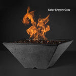 Load image into Gallery viewer, Slick Rock Concrete Fire Bowl - Ridgeline Square - Outdoor Fire and Patio