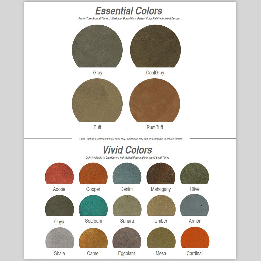 Slick Rock Concrete Fire Bowl - Ridgeline Square - Outdoor Fire and Patio