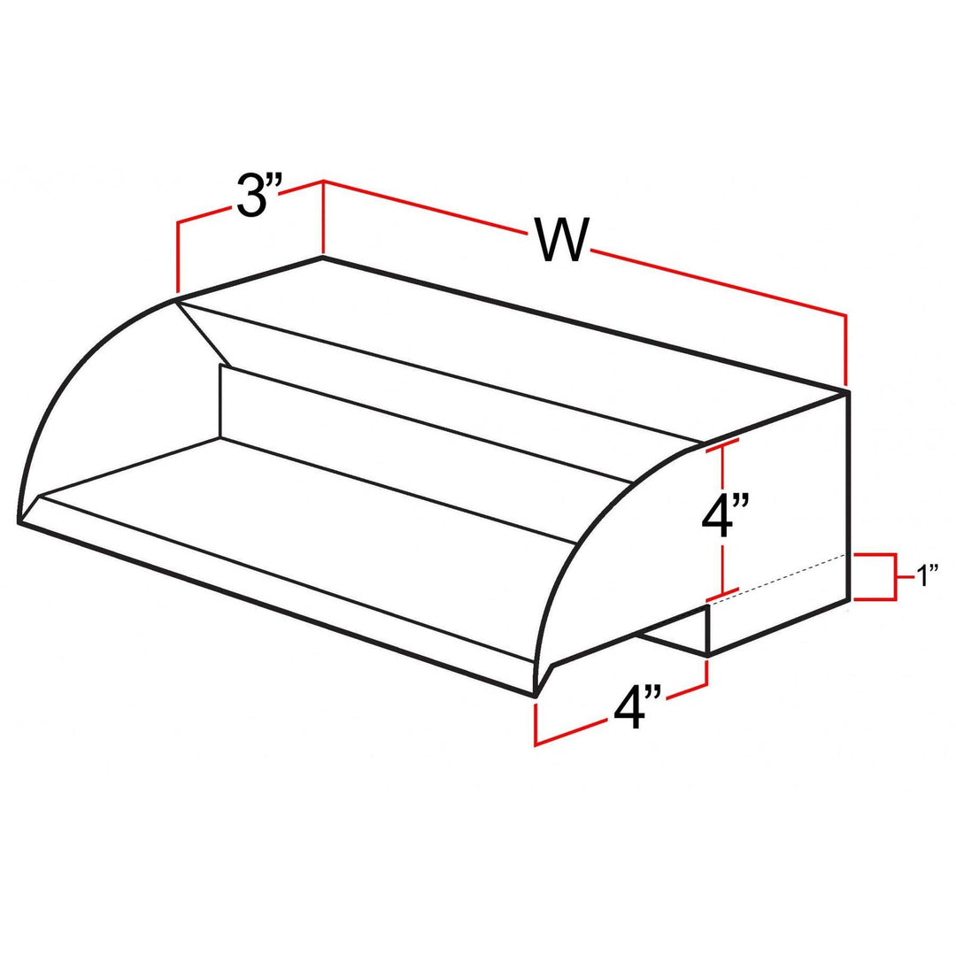 Smooth Flow Radius Scupper