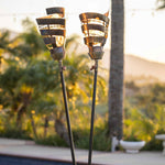 Load image into Gallery viewer, Spiral Gas Tiki Torch - Outdoor Fire and Patio
