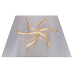 Load image into Gallery viewer, Square Flat Pan w/ Bullet Burner (18" x 18" - 60" x 60") - Outdoor Fire and Patio