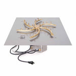 Load image into Gallery viewer, Square Flat Pan w/ Bullet Burner (18" x 18" - 60" x 60") - Outdoor Fire and Patio