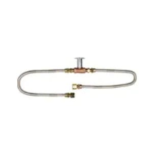 Square Stainless Steel Bullet Burner - Outdoor Fire and Patio